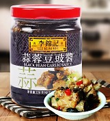 李锦记【蒜蓉豆豉酱】豉汁炒牛肉蒸排骨炒菜炖肉专用酱 368g